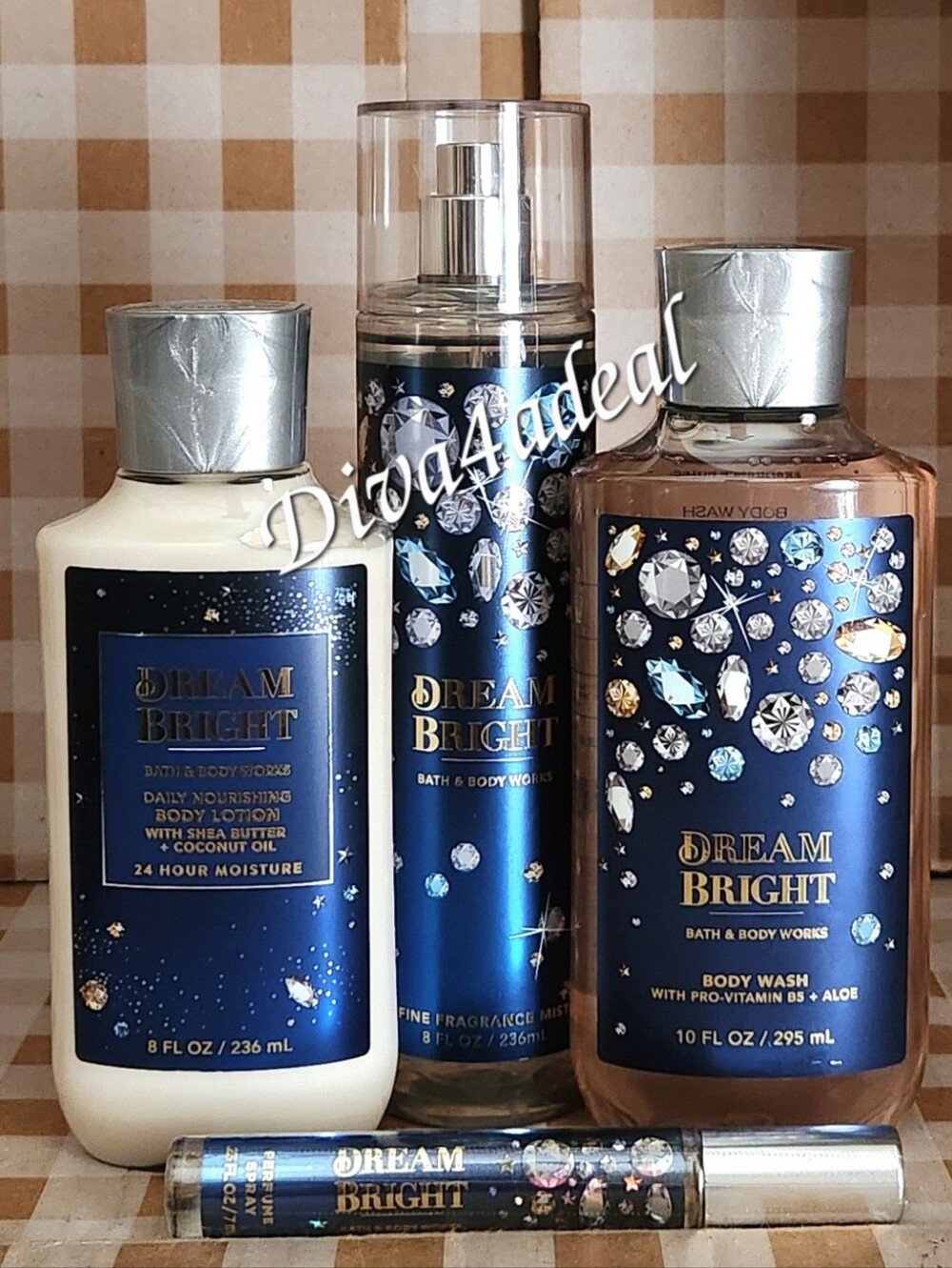 Bath & Body Works DREAM BRIGHT 4PC Collection Set